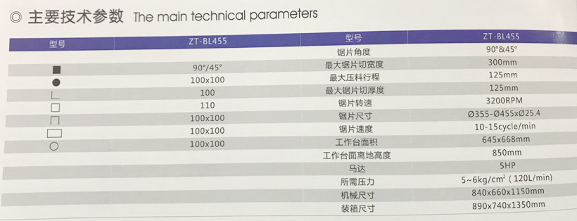 455鋁切機